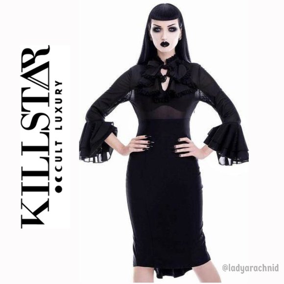 Killstar Dresses & Skirts - KILLSTAR Glamour Ghoul pencil dress NWT